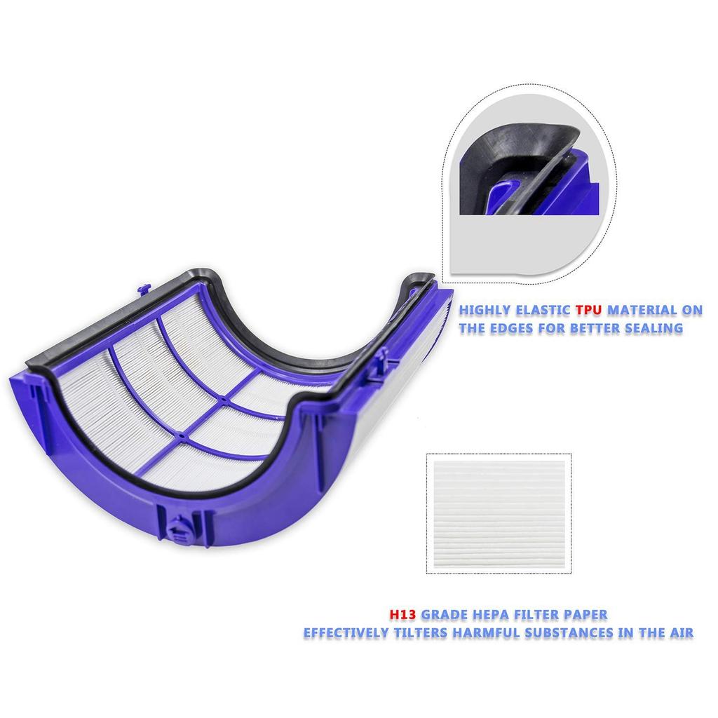 Replacement Air Purifier Cleaning Home Hepa Filter Set for Dyson TP04 TP05 HP04 HP05 DP04