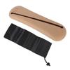 Silicone Makeup Brush Bag Dustproof Oblique Opening Large Capacity Silicone Makeup Brush Holder Brown