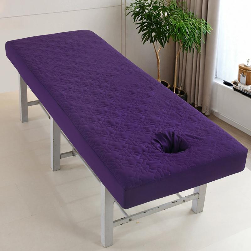 

Non-slip Elastic Band Beauty Bedspread Cover Spa Massage Physiotherapy Cotton Quilted Bed Fitted Sheet Medical Bedspread Cover 60x180cm