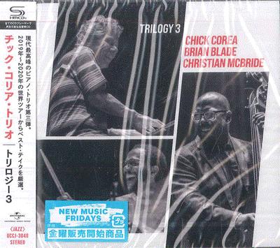 CD CHICK COREA BRIAN BLADE CHRISTIAN Trilogie 3 SHMCD UCCJ3048 UNIVERSAL MUSIC 2024 Japan Obi Jazz