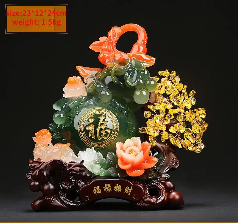 

Pixiu Gourd Ornaments To Attract Money Shaking Tree Crafts Office Table Living Room Wine Cabinet Decoration