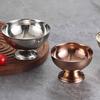 Food Grade Ice Cream Cup Stainless Steel Pudding Dessert Bowl Stemmed Fruit Plate  Bar Tableware