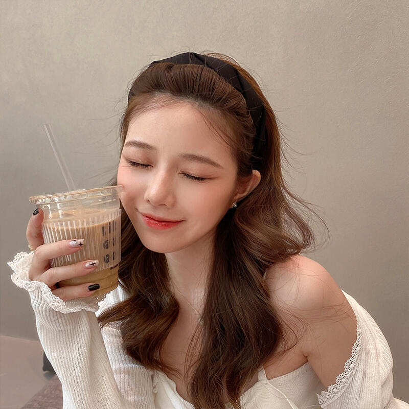 

Classic twist hair band headband brown