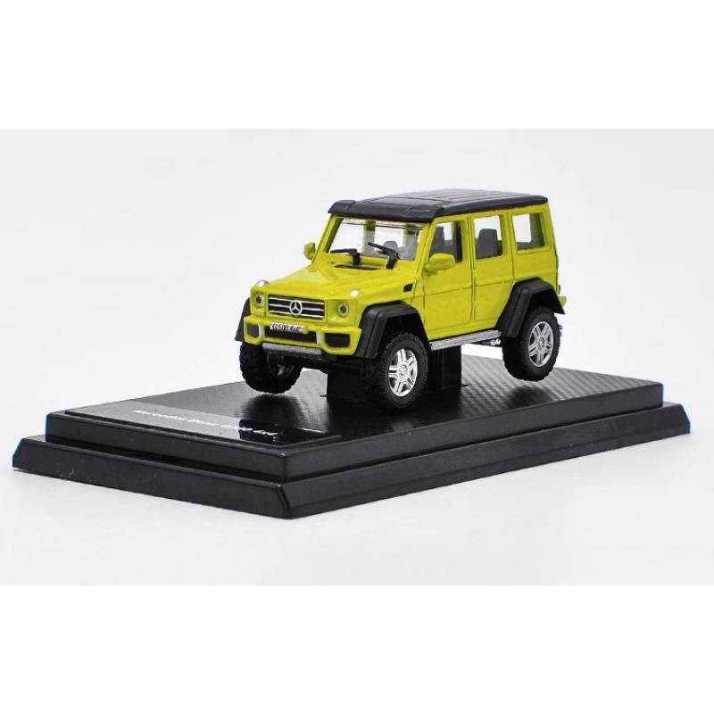 AAM1 Diecast 1:64 Scale Mercedes-Benz G63 6X6 4X4 G500 AMG Benz G-Class Pickup Alloy Car Model Collectible Toy Gift Souvenir Display