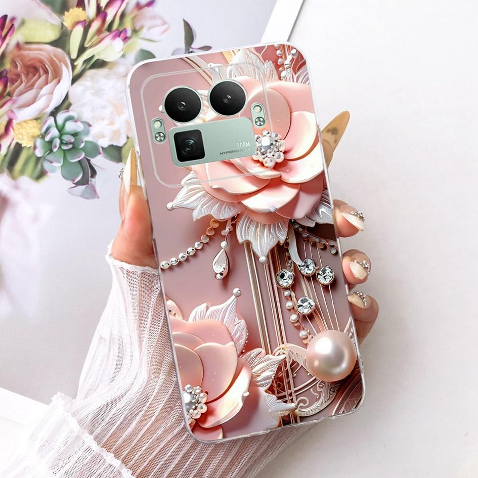 For Realme GT8 Pro 2025 Case RMX5210 Popular Flower Bowknot Soft Slim Silicone Back Cover For Realme GT 8 GT8 RealmeGT8 5G Coque