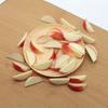 PVC Artificial Apple Slices Mini Fake Fruits for Cake Decoration Festival Party Crafts
