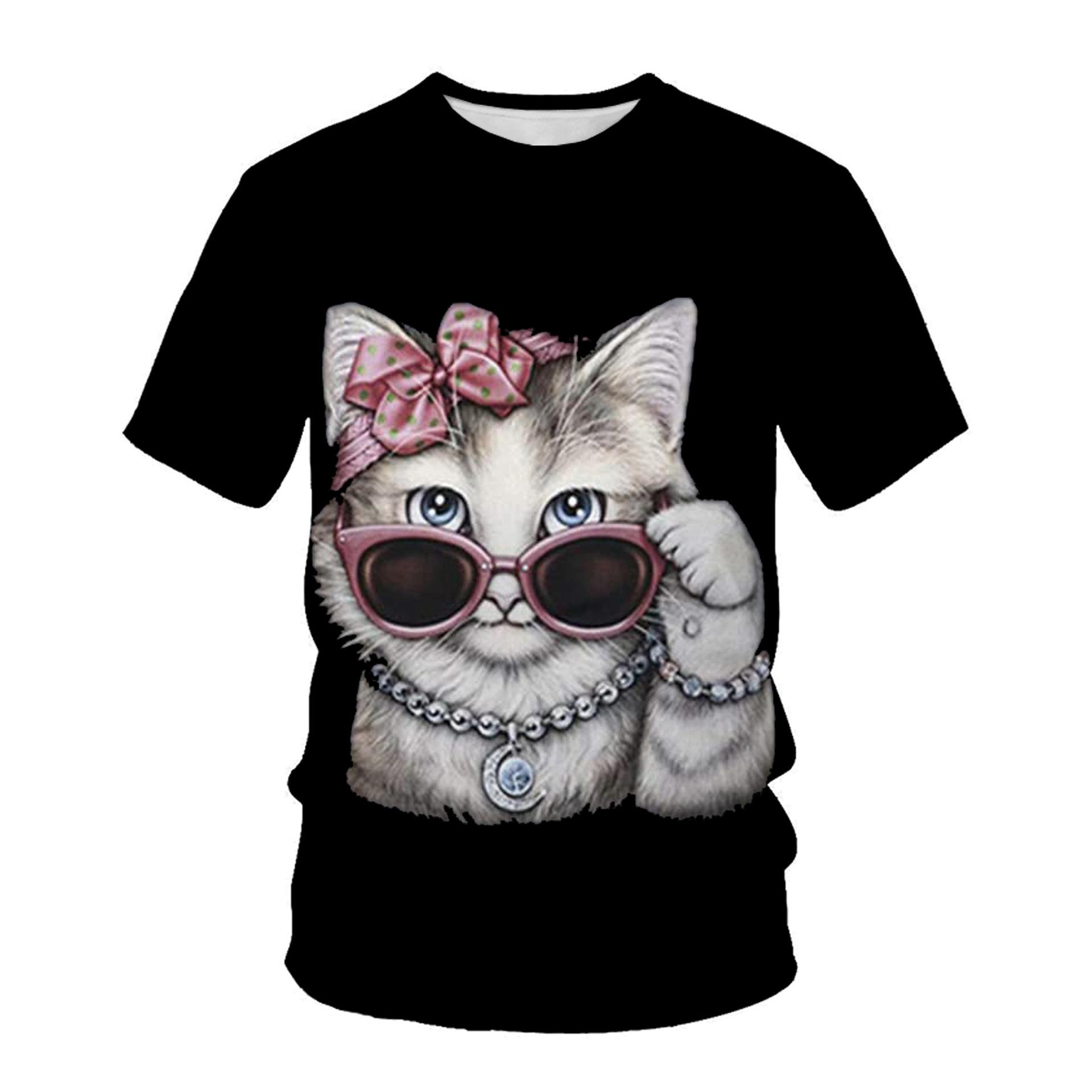 Летняя мужская футболка с 3D животным принтом — фото 19