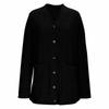 Women's Solid Color Long Sleeved Women's Long Cardigan Jacket