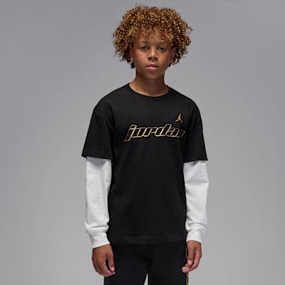 Jordan Kids T Shirts Crew Neck S