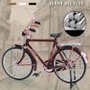 New 1/10 Miniature Alloy Model Bicycle Diecast Metal Bike Adult Simulation House Decor Fun Crafts Collection Ornaments Gifts