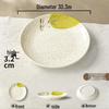 Melamine Rectangular Porcelain-Style Plate for Hot Pot & Side Dishes