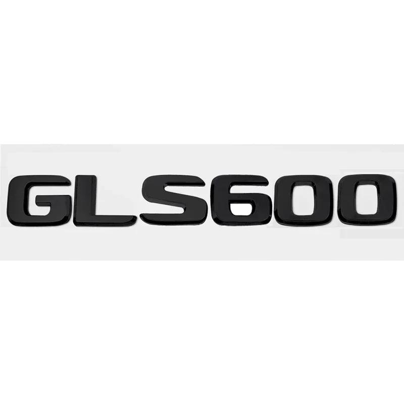 Car Digital Alphabet Trunk Emblem Badge Decal for Mercedes Benz GLS200 GLS250 GLS260 GLS300 GLS320 GLS350 GLS500 GLS550 GLS600
