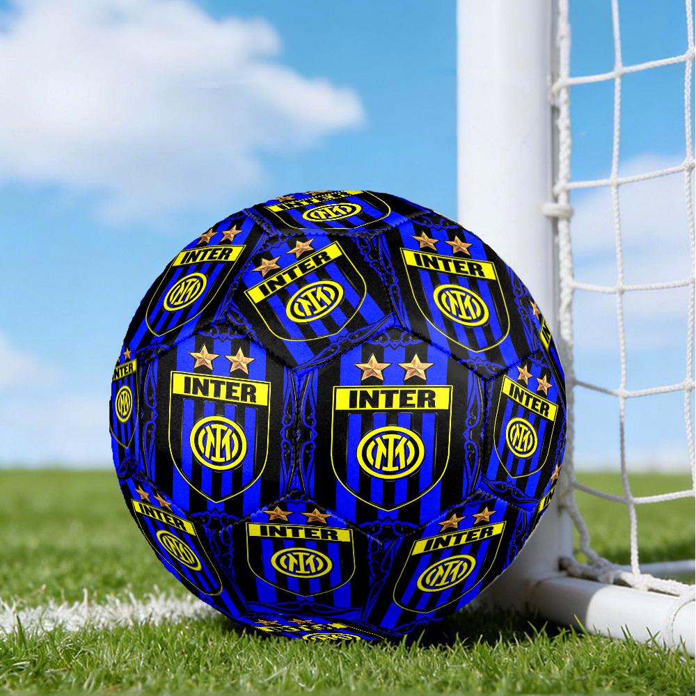 Mi-lan FC Emblem Printed No. 5 Soccer Balls, High-Quality, Anti-Slip, Protective Football, A Unique Gift , Birthdays, Christmas Gifts