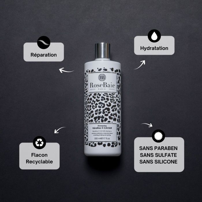 Shampooing Kératine X Caviar 500 Ml
