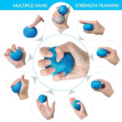 Balles d'entraînement pour les mains, 3 pièces, balle d'entraînement pour les doigts, pour soulager le Stress, entraînement de force