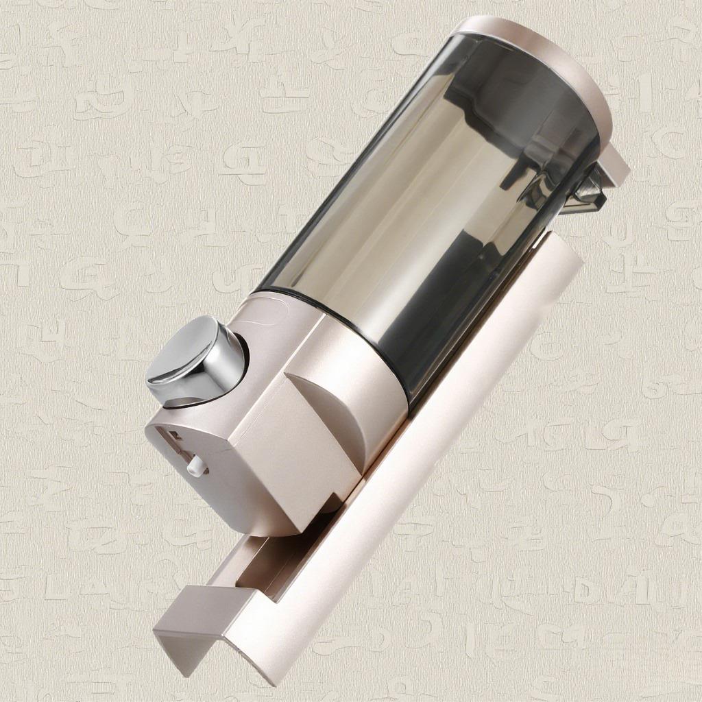 300ml Wall-mounted Single Bottle Manual Soap Dispenser Shampoo Box Soap Dispenser  Holder Toilet Hand Washing Liquid Shampoo Shower Gel Dispenser