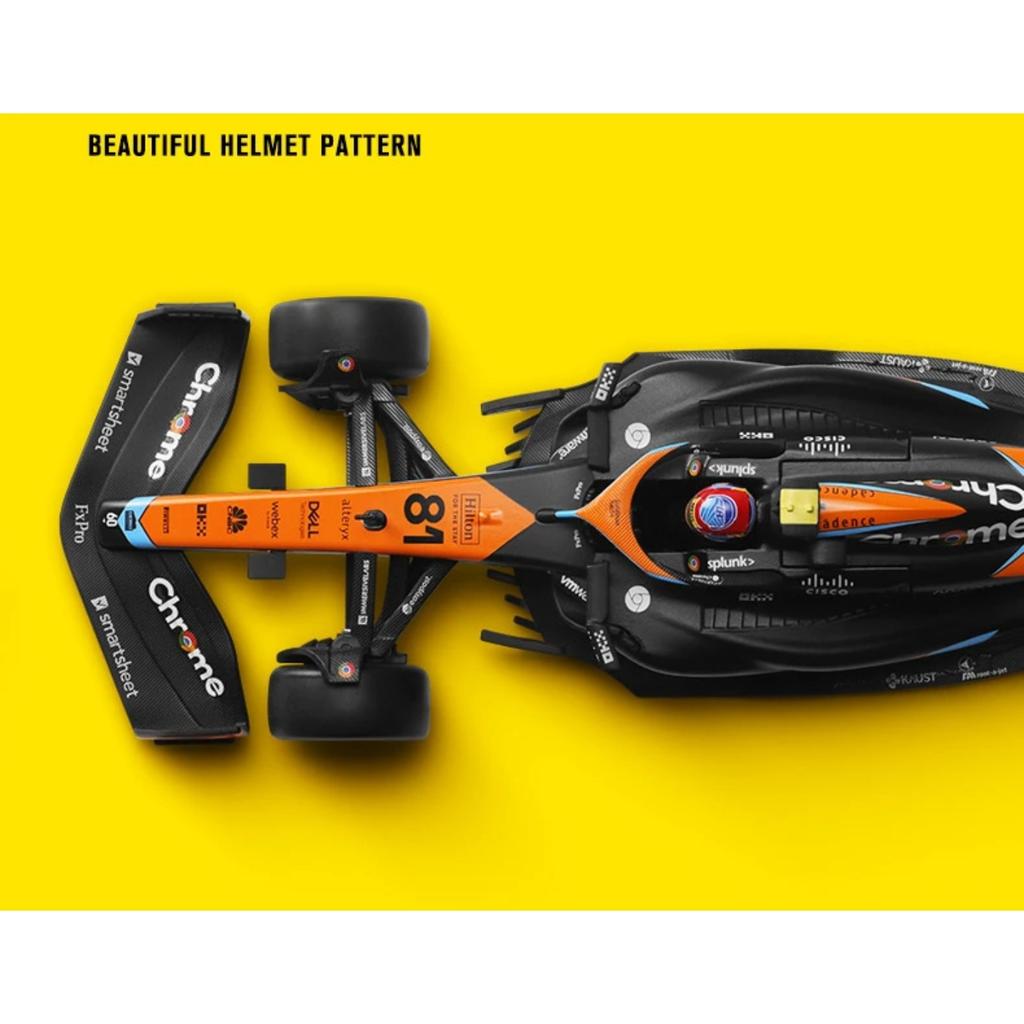 Diecast 1/24 Scale McLaren F1 MCL60 2023 Racing Car Alloy Model Collection Metal Toy Vehicle Birthday Gift for Children Boy Home Decor