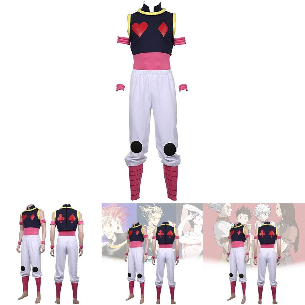 In-stock Hisoka Cosplay Outfit For Men Anime Theme Polyester Fiber