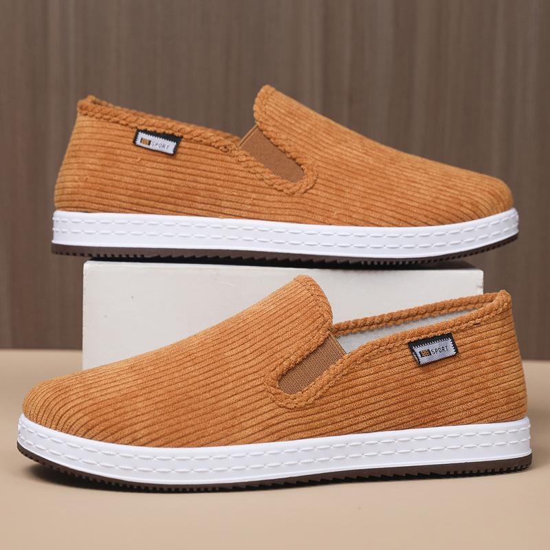 Lazy shoes cloth shoes men's breathable non-slip casual shoes low-top youth shoes driver driving shoes