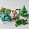 Leicht zu reinigende Silikon-Tierform für Kerzenherstellung 3D Froschform Ornament Perfektes Geschenk für Bastelbegeisterte