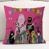 Les Barbapapa Family Anime Cushion Cover Pillowcase Upholstery Sofa Throw Pillow Home Decor Pillowcas