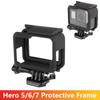 Hero 5/6/7 Protective Frame Portable Plastic Case Housing Cage for GoPro Hero 5 6 7 Black Action Camera Accessories