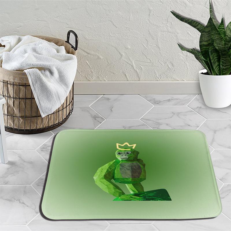 Gorilla Tag Monke Carpets for Living Room Cartoon Monkey Bedroom Decor Bedside Carpet Home Plush Rugs Fluffy Soft Lounge Rug Floor Mat