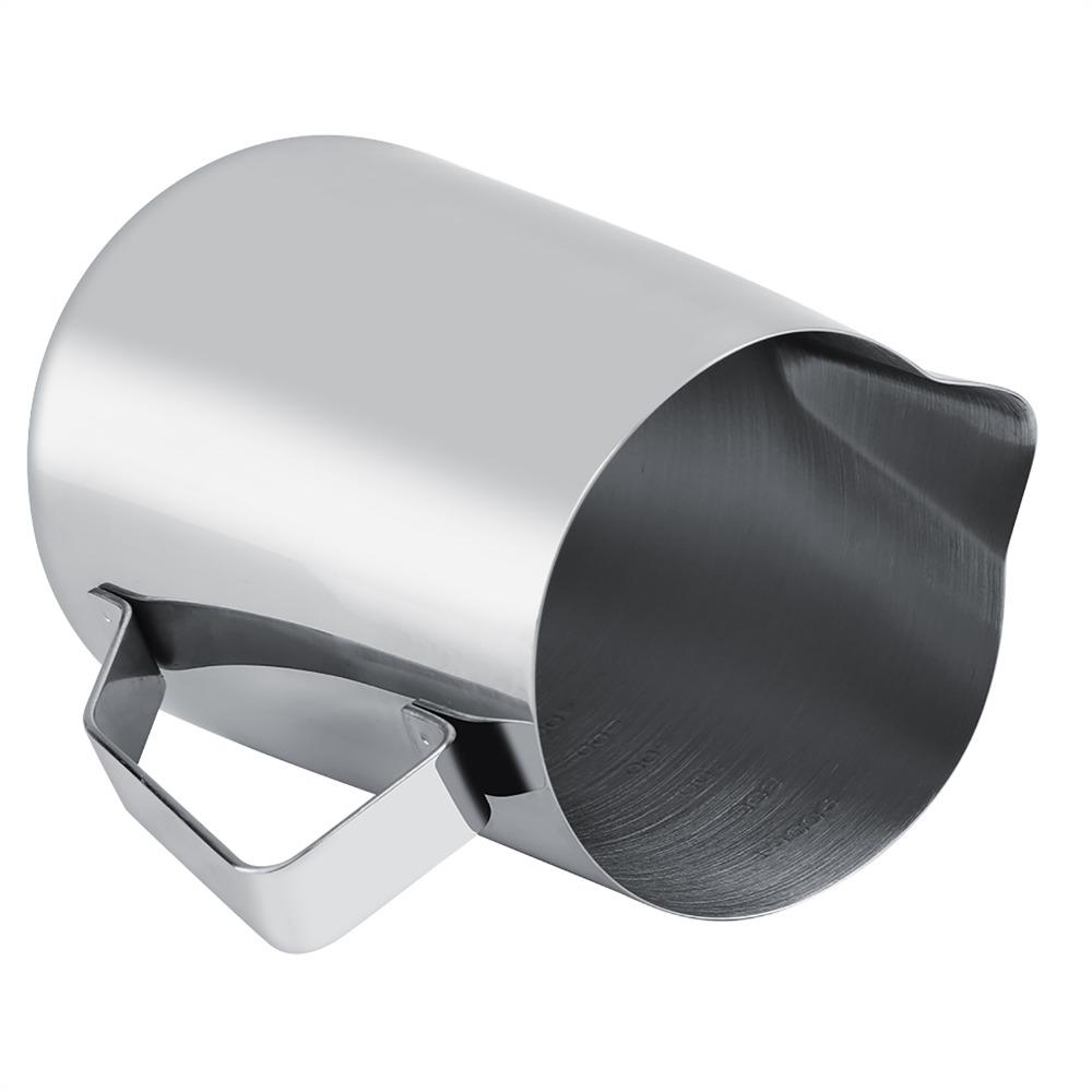 304 Stainless Steel Milk Frothing Cup 1000 ml/34oz Stainless Steel Milk Jug  Coffee Accessories