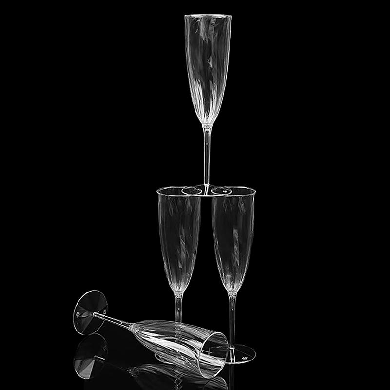 1 ks sklenice na šampaňské průhledné plastové sklo na whisky odolné proti rozbití, opakovaně použitelné kelímky na svatební bar domácí sklenice na víno