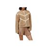 SS25 Enkele Knop Kleurblok Lange Mouw Jas Damesjassen Beige Grijs 1167382