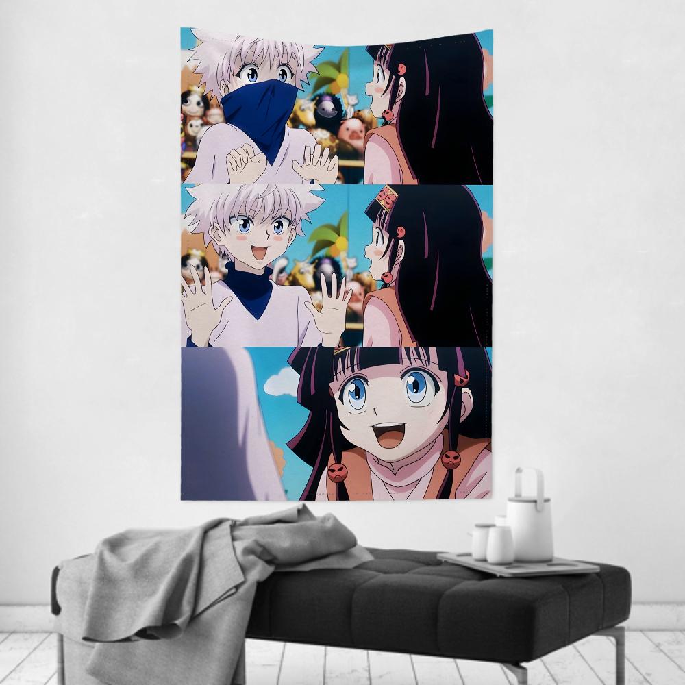Hunter X Hunter Anime Tapestry Practical Wall Cloth Party Hanging Versatile for Room Decor Great for Rooms Family Spaces