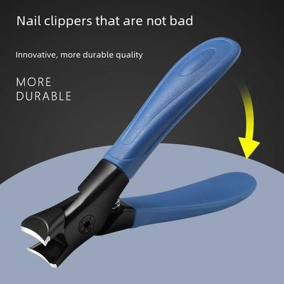 Nagelknipser aus Edelstahl mit breiter Öffnung für dicke Nägel