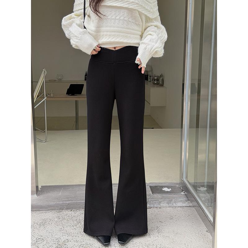 

Ge Ming Women s Korean Style High Waist Flare Pants - Spring 2026 Collection (N915C) L (115-130 cm) чёрный