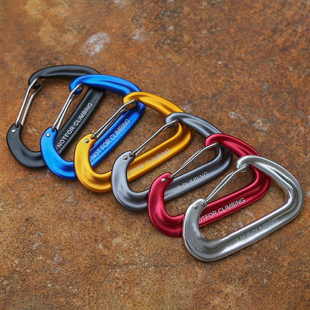 

Професійний карабін Security Master Lock Ключові гачки для скелелазіння Захисне спорядження для альпінізму чорний