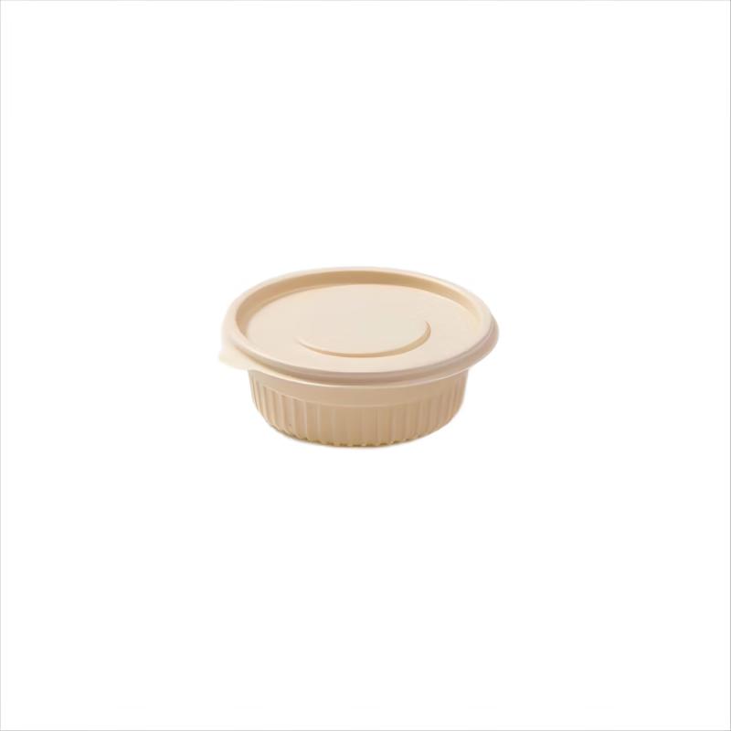 Mr. Corn 200ml Corn Starch Biodegradable Round Food Container