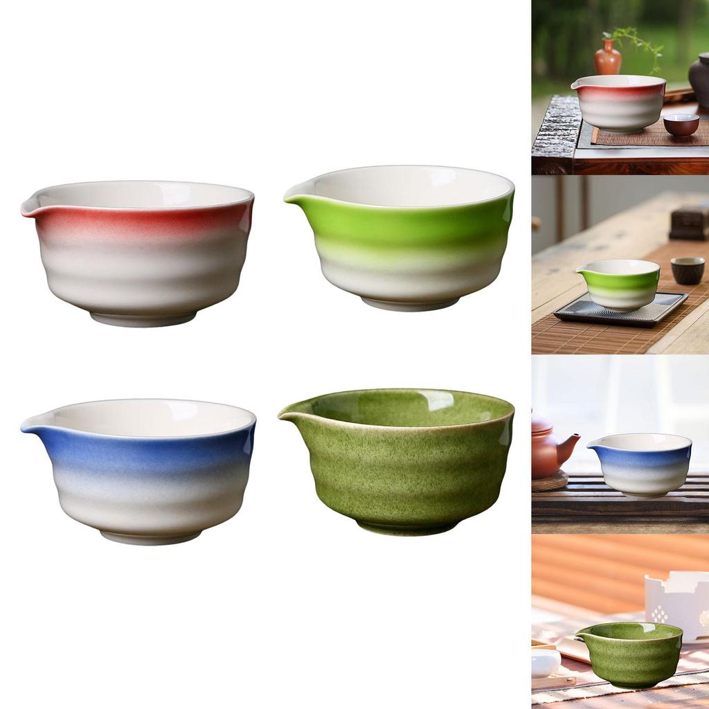 Japońska Ceramiczna Miseczka do Matchy Ręcznie Robiona Duża Pojemność Miseczka z Bambusową Miotełką do Zielonej Herbaty do Tradycyjnej Ceremonii Parzenia Herbaty