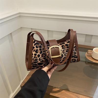 Leopard Print Fashion High Temperament Armpit Bag Shoulder Bag