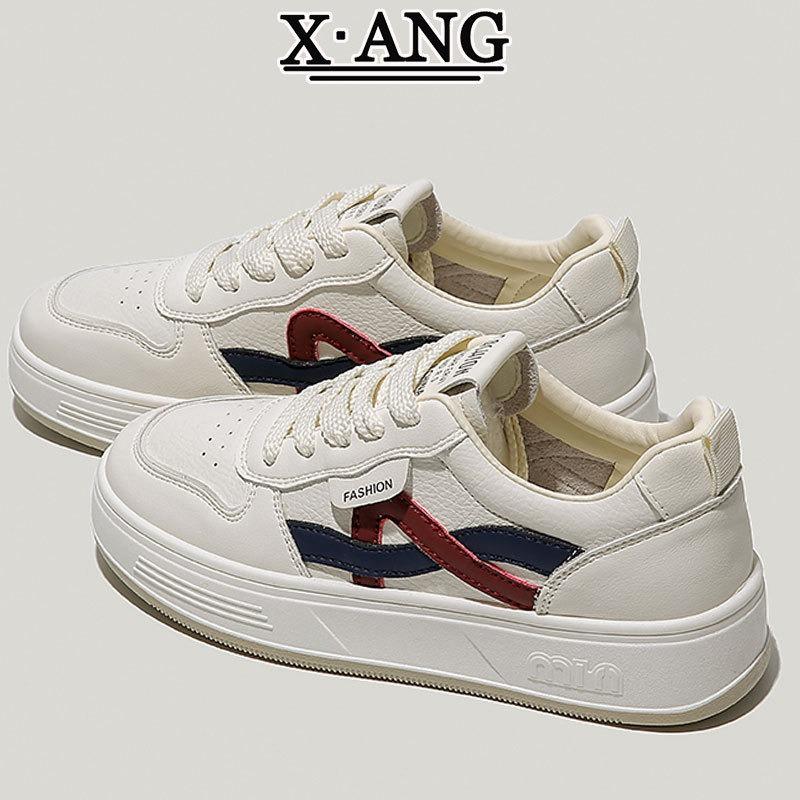 

The first layer of cowhide soft-soled little white shoes women s shoes autumn new thick-soled lightweight board shoes casual sports shoes 40