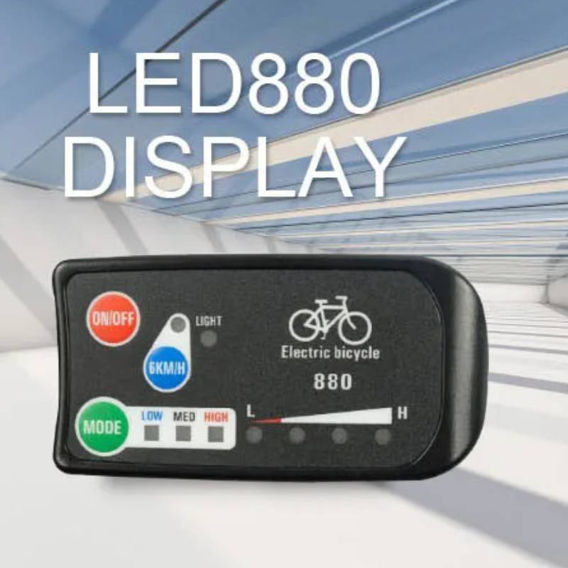 Mountain Bike Electric Assist Conversion With Display For Ebike Riders