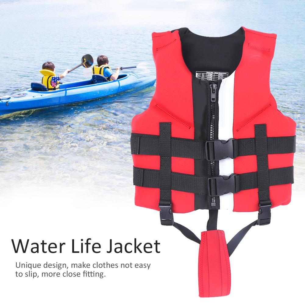 Adult Children Life Jacket Water Area Rescue Buoyancy Cotton Filler for Fishing SurfingM