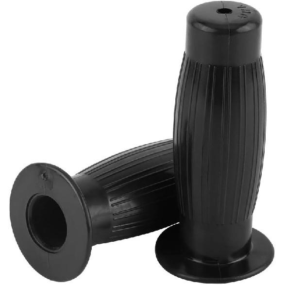 for Motorcycle Coke Bottle Grips Motorcycles Hand Grips Left Right Rubber 7/8in 1in Universal Easy to Hold Hand Grips Vintage Motorcycle Handlebars