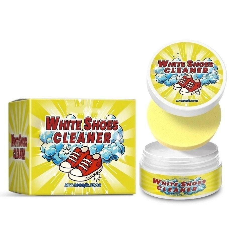 Multifunctional White Shoes Cleaner Mild Ingredients with Sponge Sneaker Cleaner Just Wipe Clean No Need To Wash