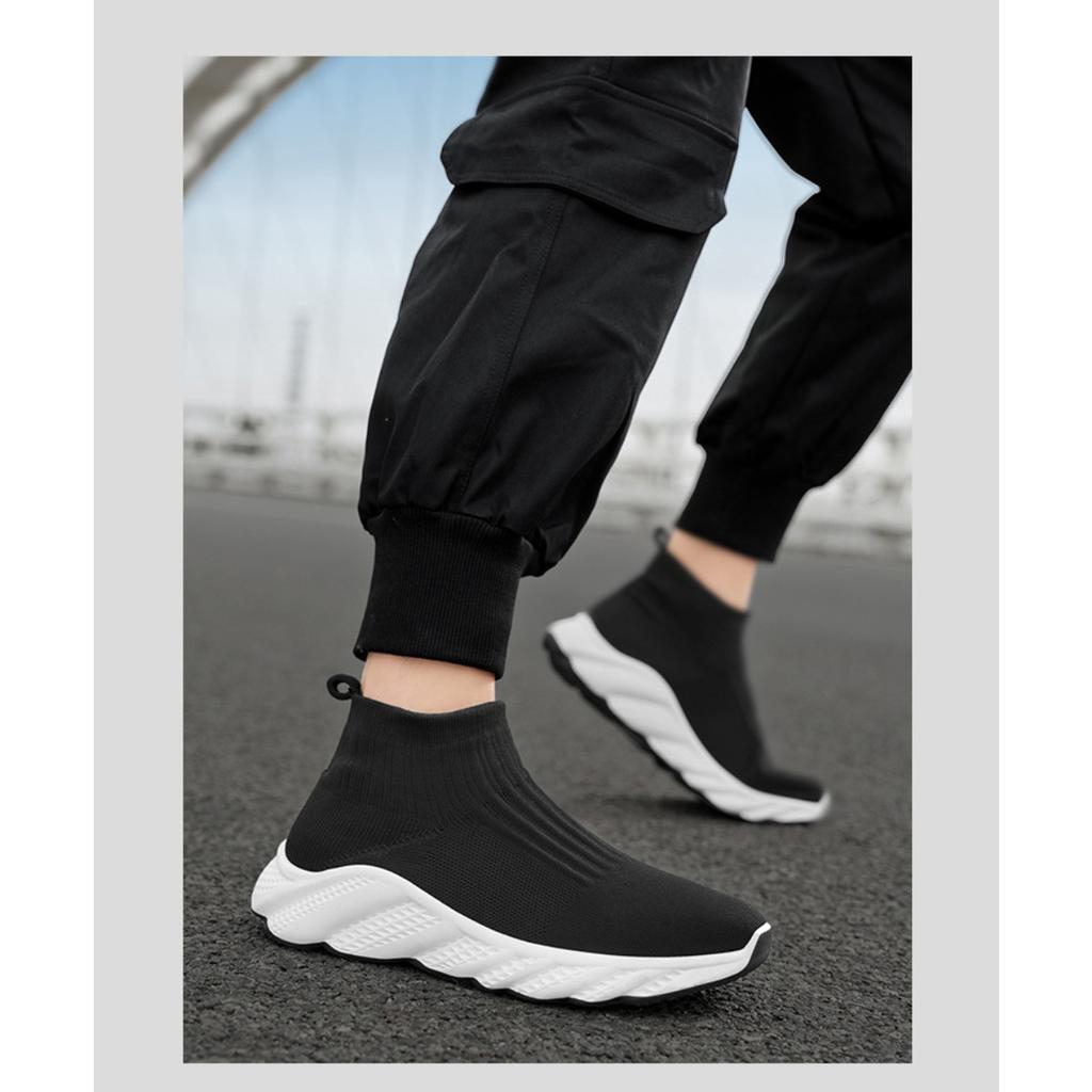 Plus Size Shoes Men Trendy Fashion Boys Casual Shoes,Sports Socks Shoes Running Men's Shoes