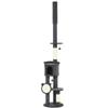 Cat Tree Ceiling-High 225–255 Cm Height-Adjustable Cat Tree with 5 Levels Sisal Scratching Posts, Scratching Board Hammock