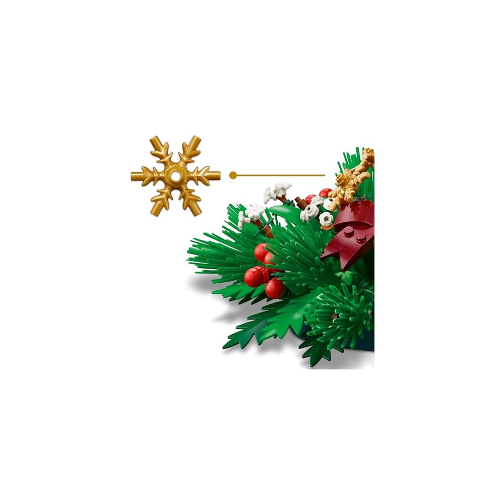 LEGO Christmas Table Decoration Toy Set for Kids Age 12 to 14 with Building Blocks and Art Elements