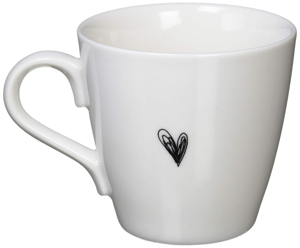Mug Hogdseirrs Scroll Heart noir 10113