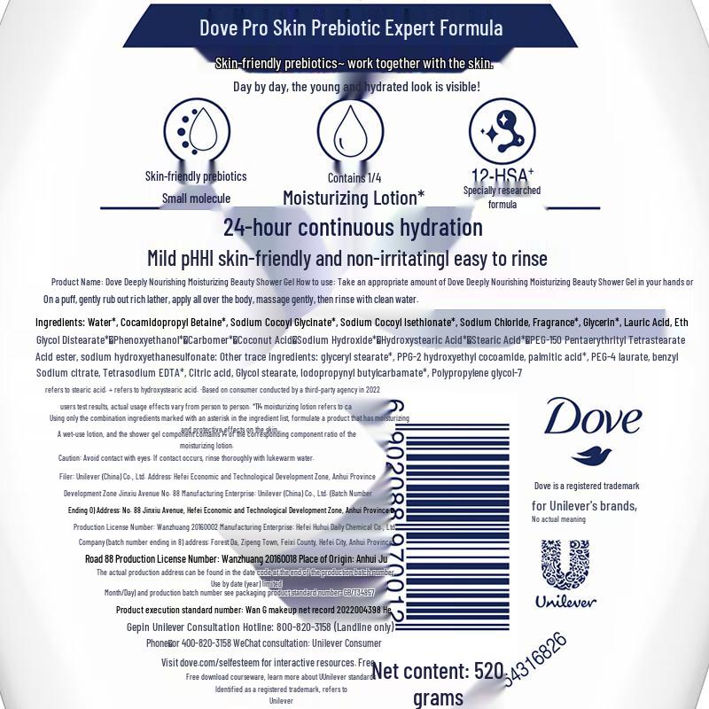 DOVE Deeply Nourishing Body Wash