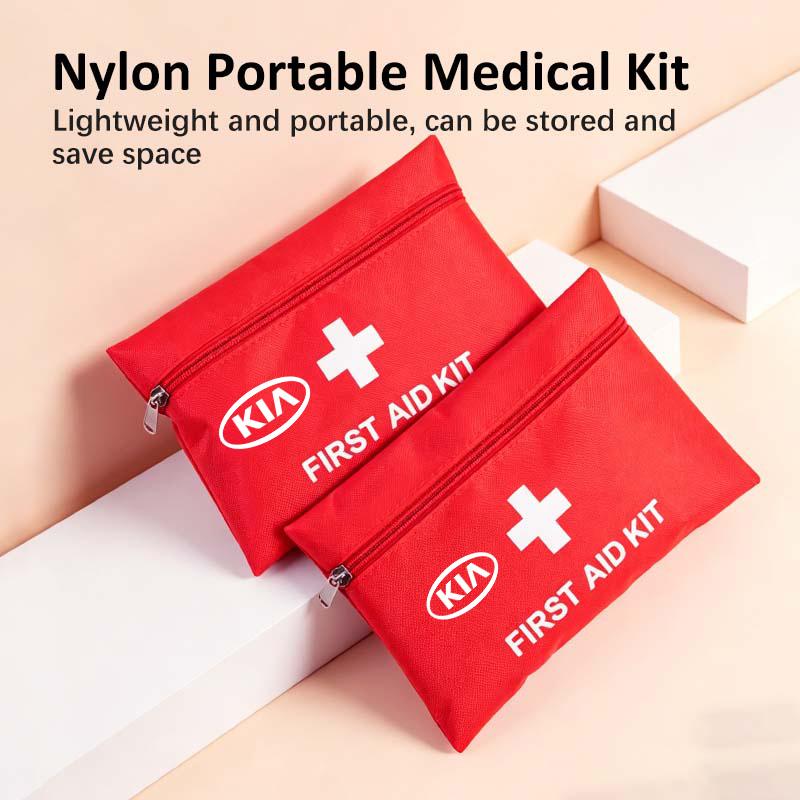 Car Emergency First Aid Pouch Portable Travel Medical Storage Bag For KIA Ceed Sportage Rio K5 K2 Optima Cerato Proceed Venga NI5