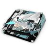Anime přikrývky Hatsune Miku Fleece Textilní dekorace Multifunkční Super teplá přehozová deka pro domácnost Cestování Prošívaná deka