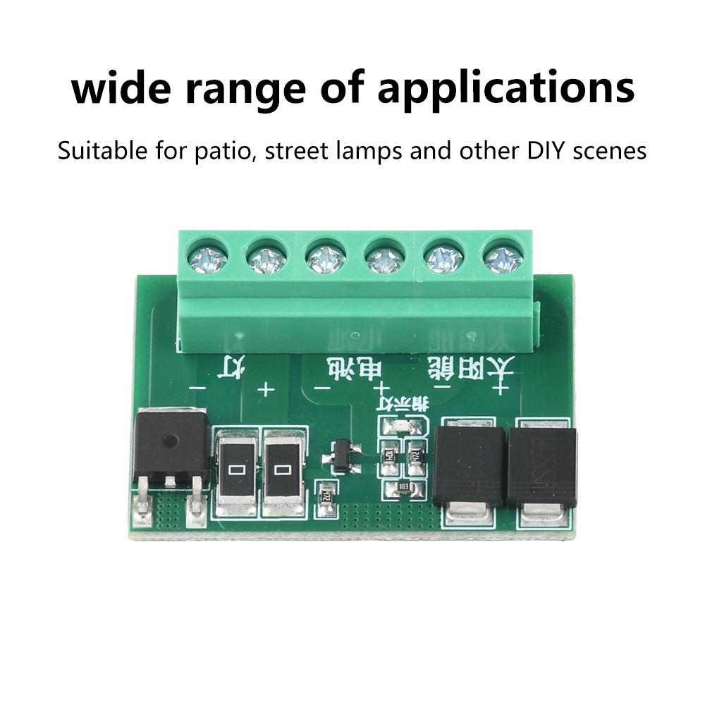 DC 6-45V Solar Street Light Controller LED Drive Board Fully Automatic Light Control Circuit Board for Courtyard Street Lamp DIY